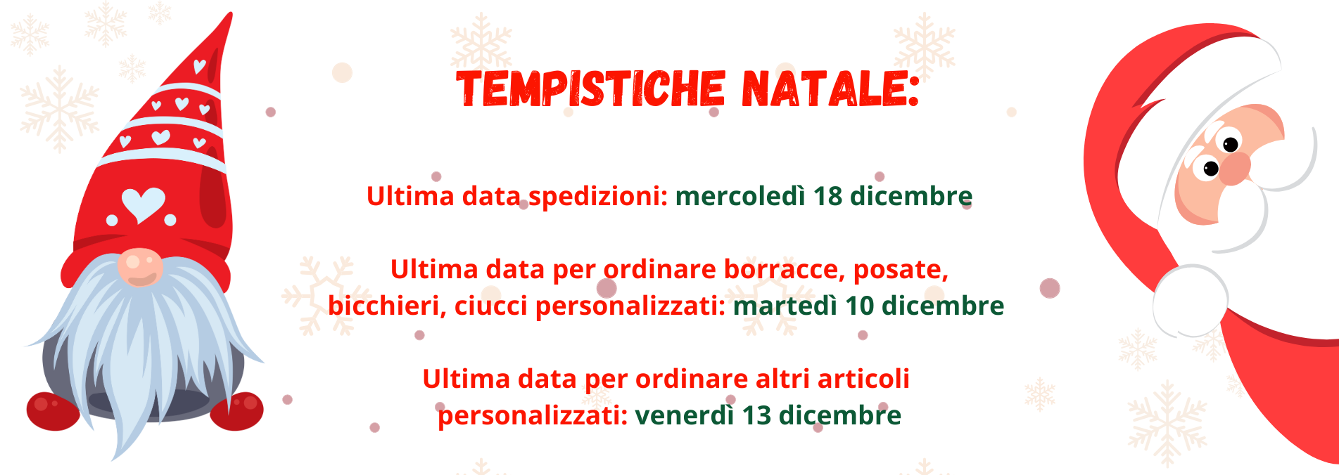 Tempistiche di Natale